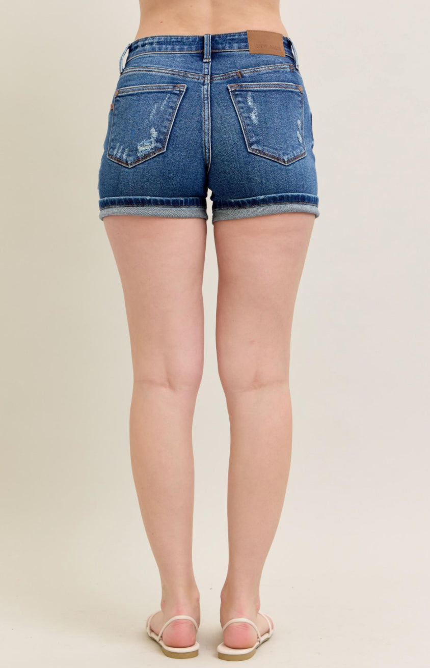 Judy Blue Dad Shorts Plus Size