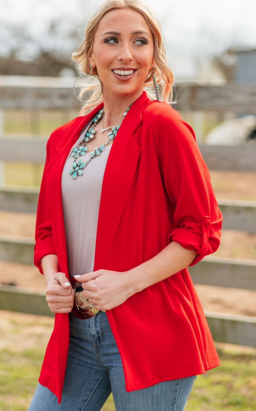 ANDREE by Unit Blazer Plus Size