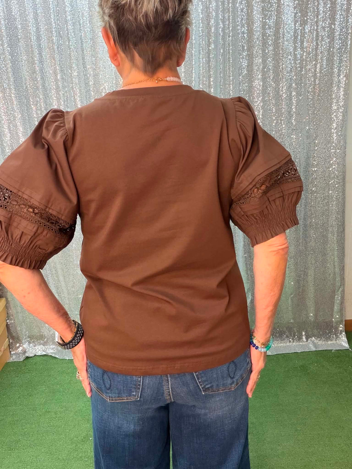 Jodifl puff sleeve top
