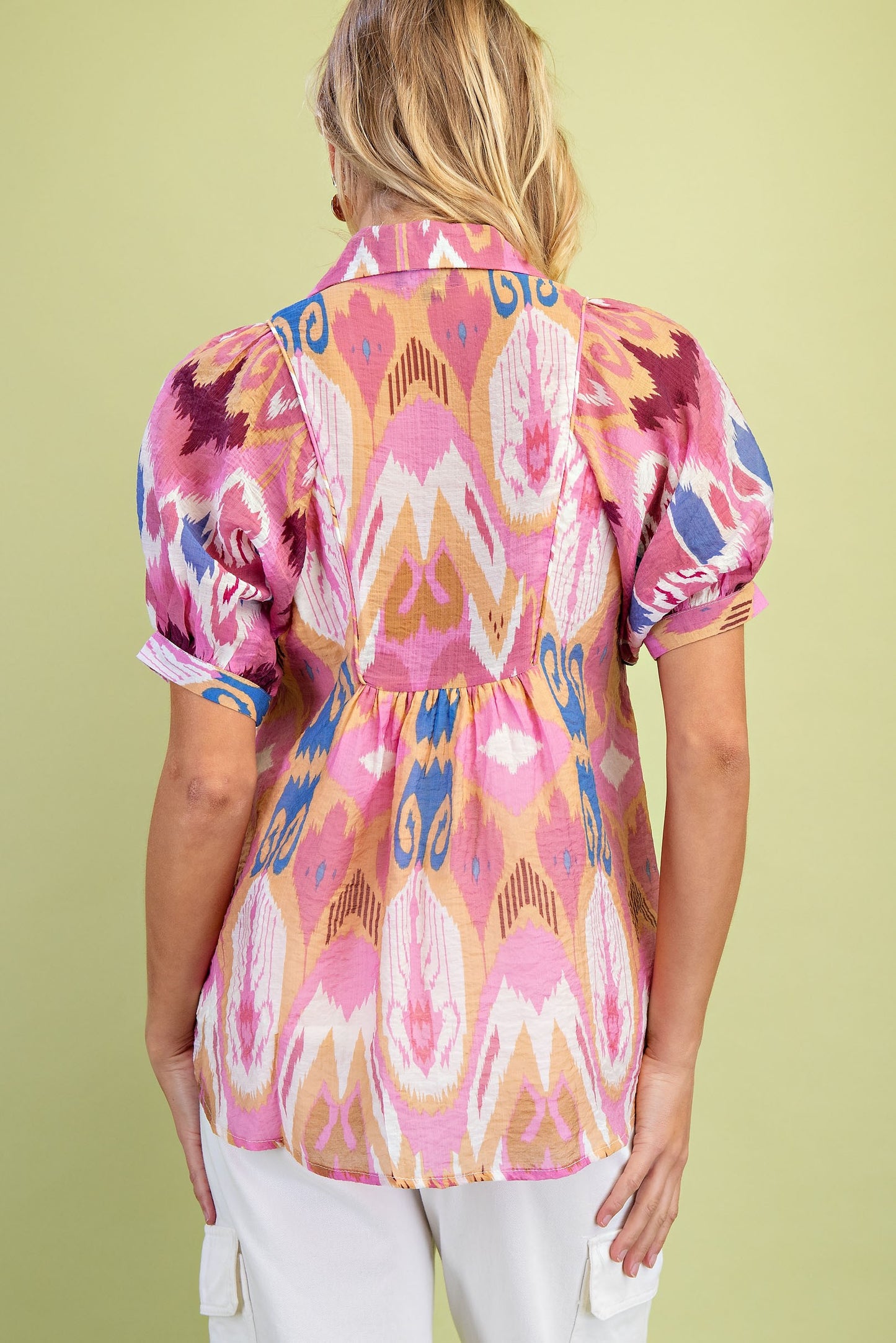 Smocked Yoke Top