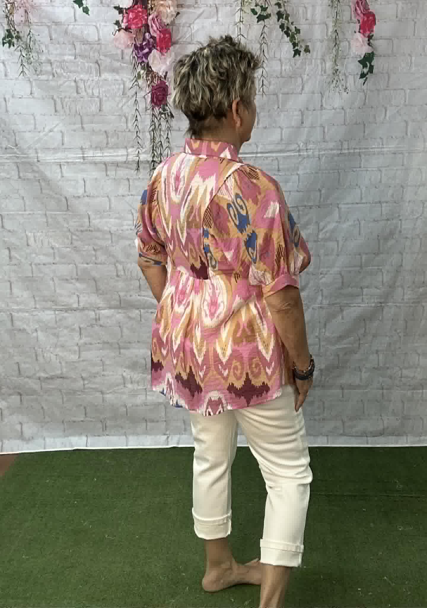 Gigio Smocked Yoke Top