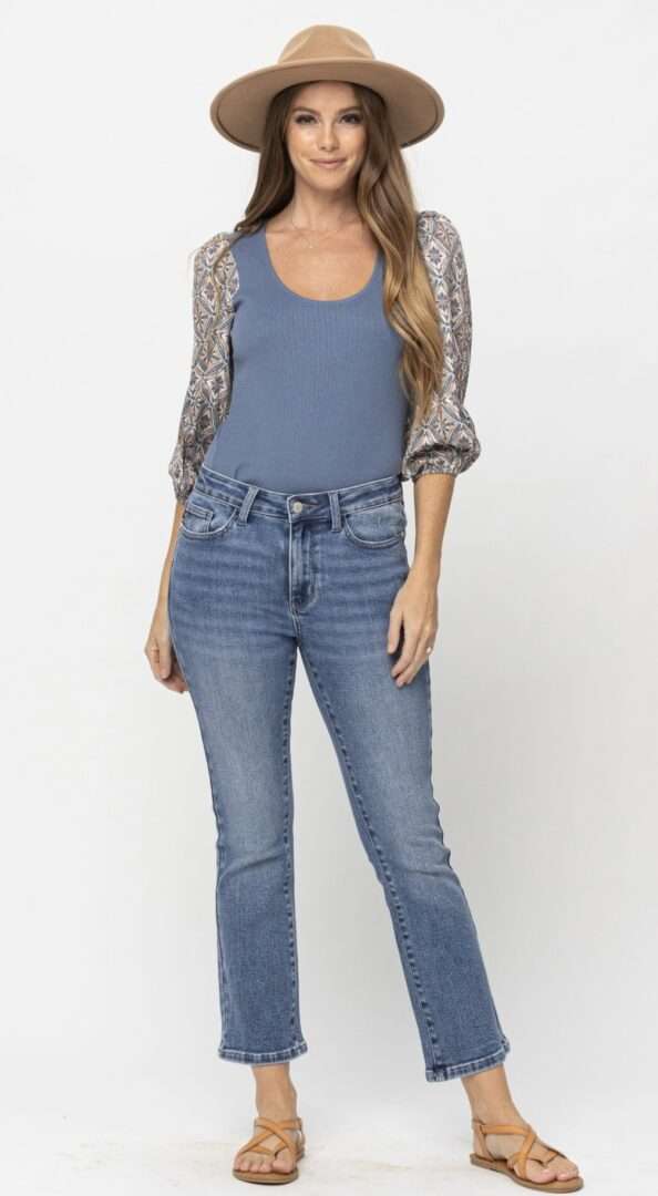 Judy Blue Cropped Boot Cut denim
