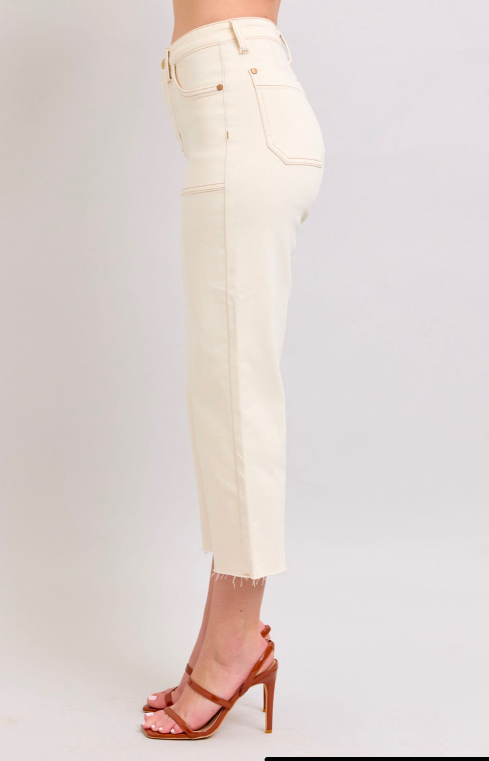 Judy Blue Wide Leg Crops Plus Size