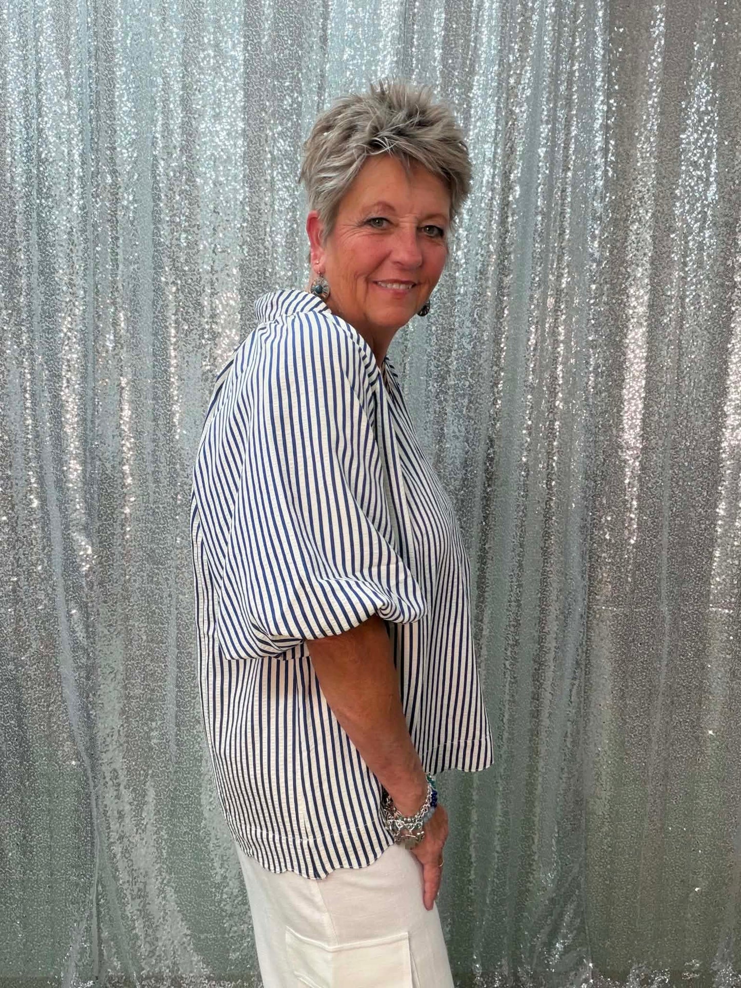 Heimish textured top
