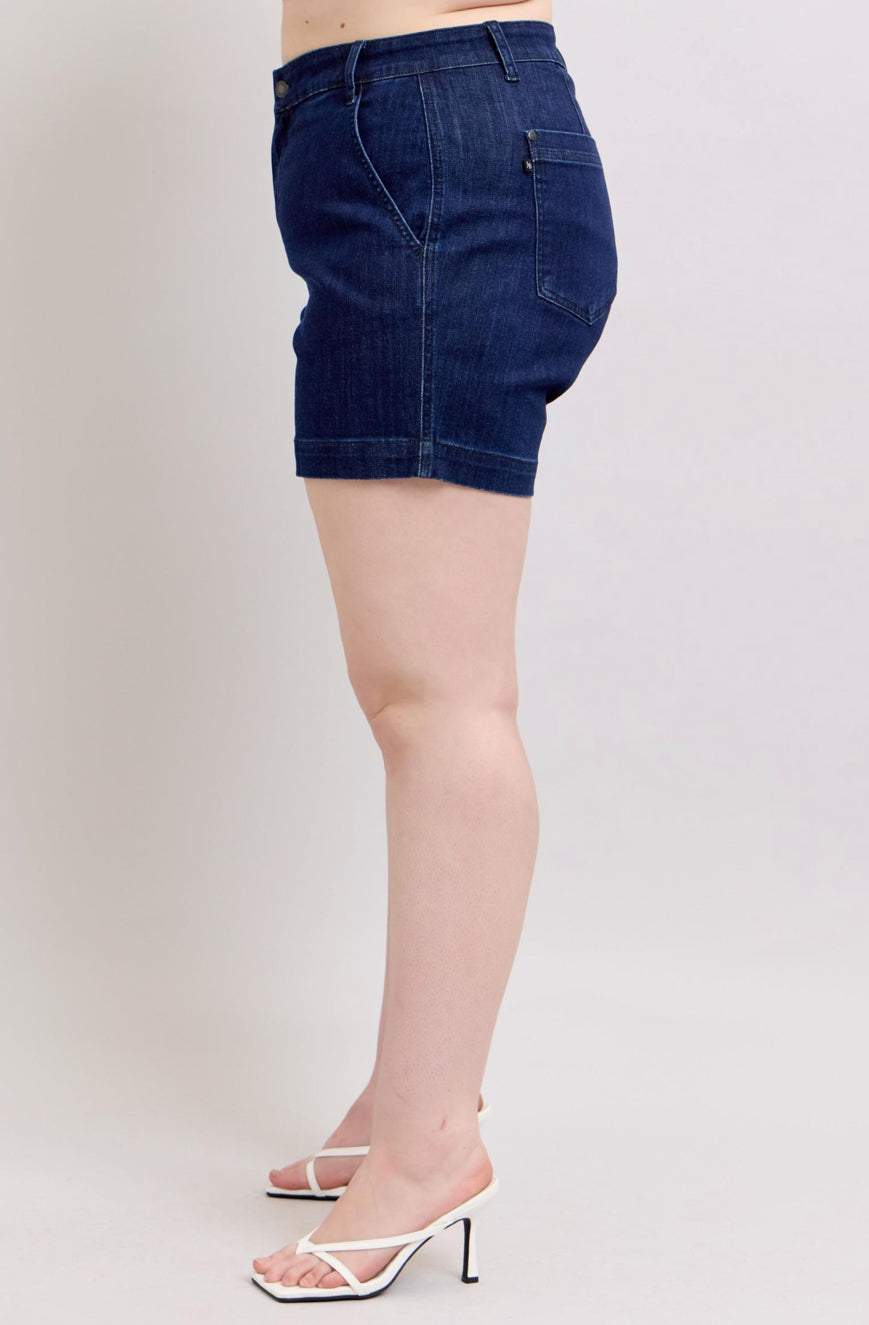 Judy Blue Trouser Shorts Plus Size