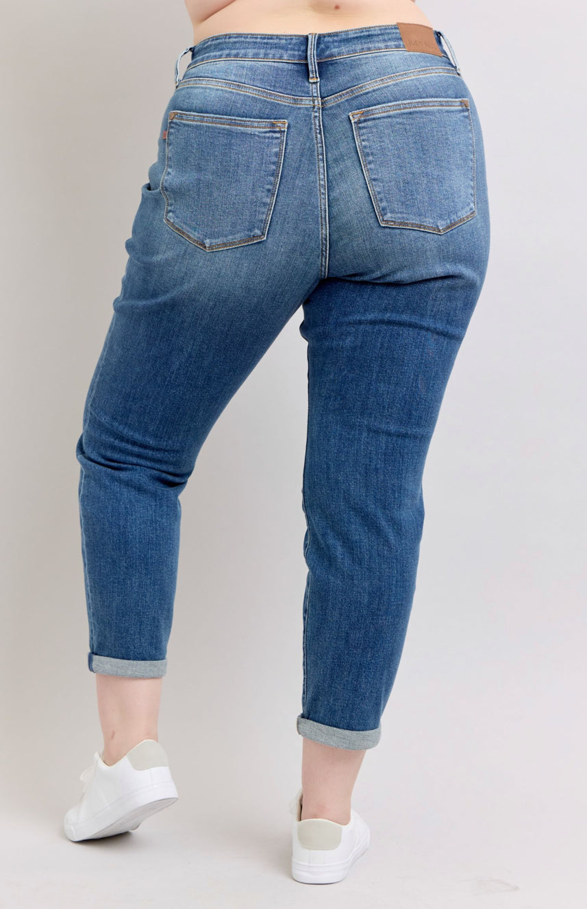 Judy Blue Boyfriend Jeans Plus Size