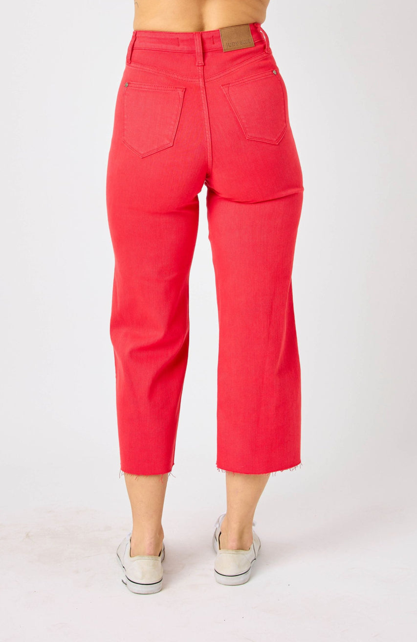 Judy Blue Wide Leg Crops