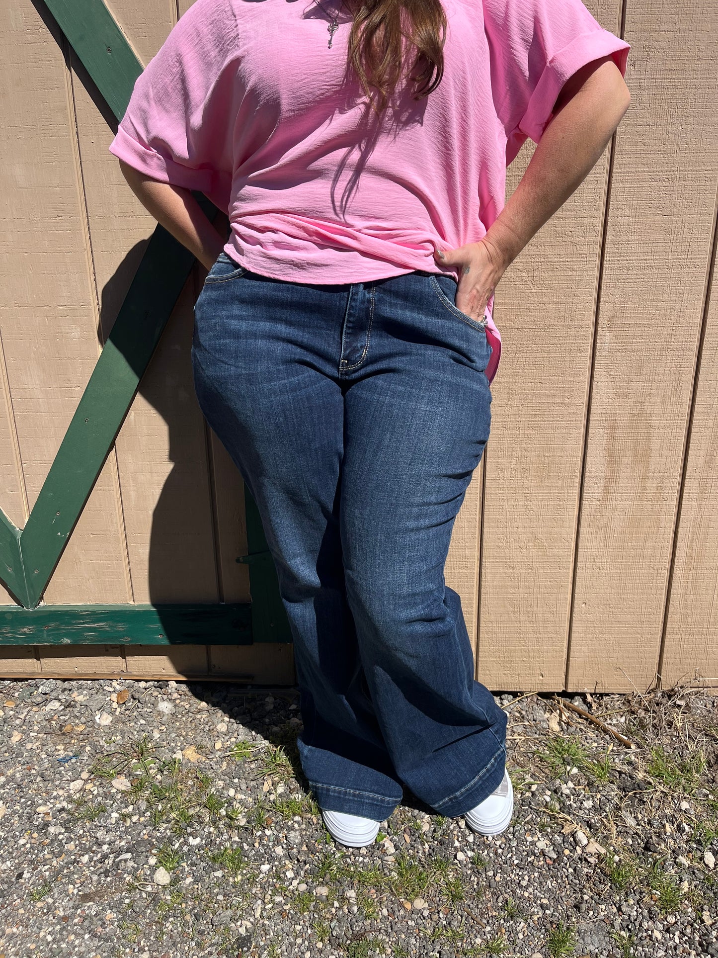 Judy Blue Trouser Flares Plus Size