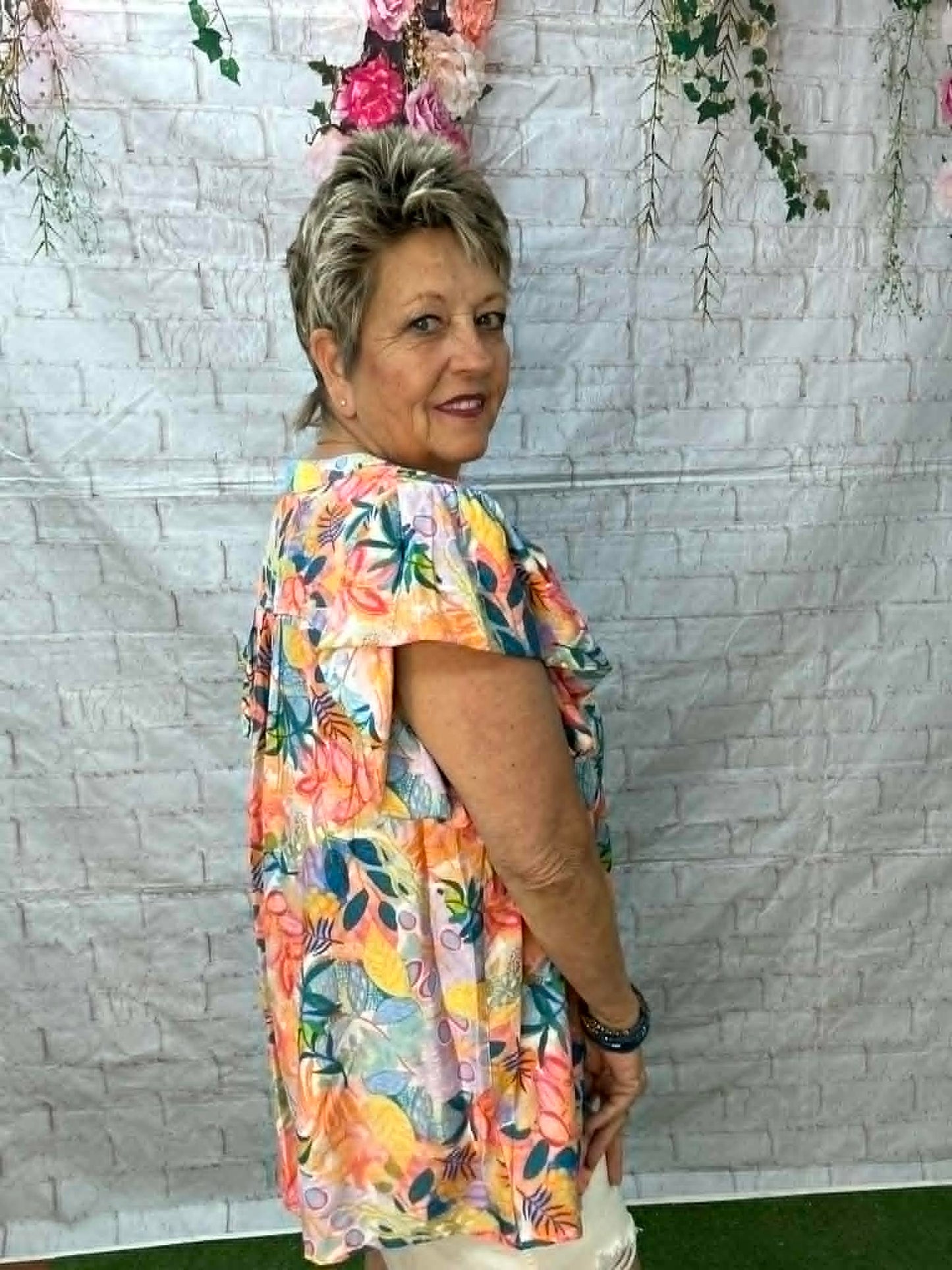 Umgee Tropical print Top
