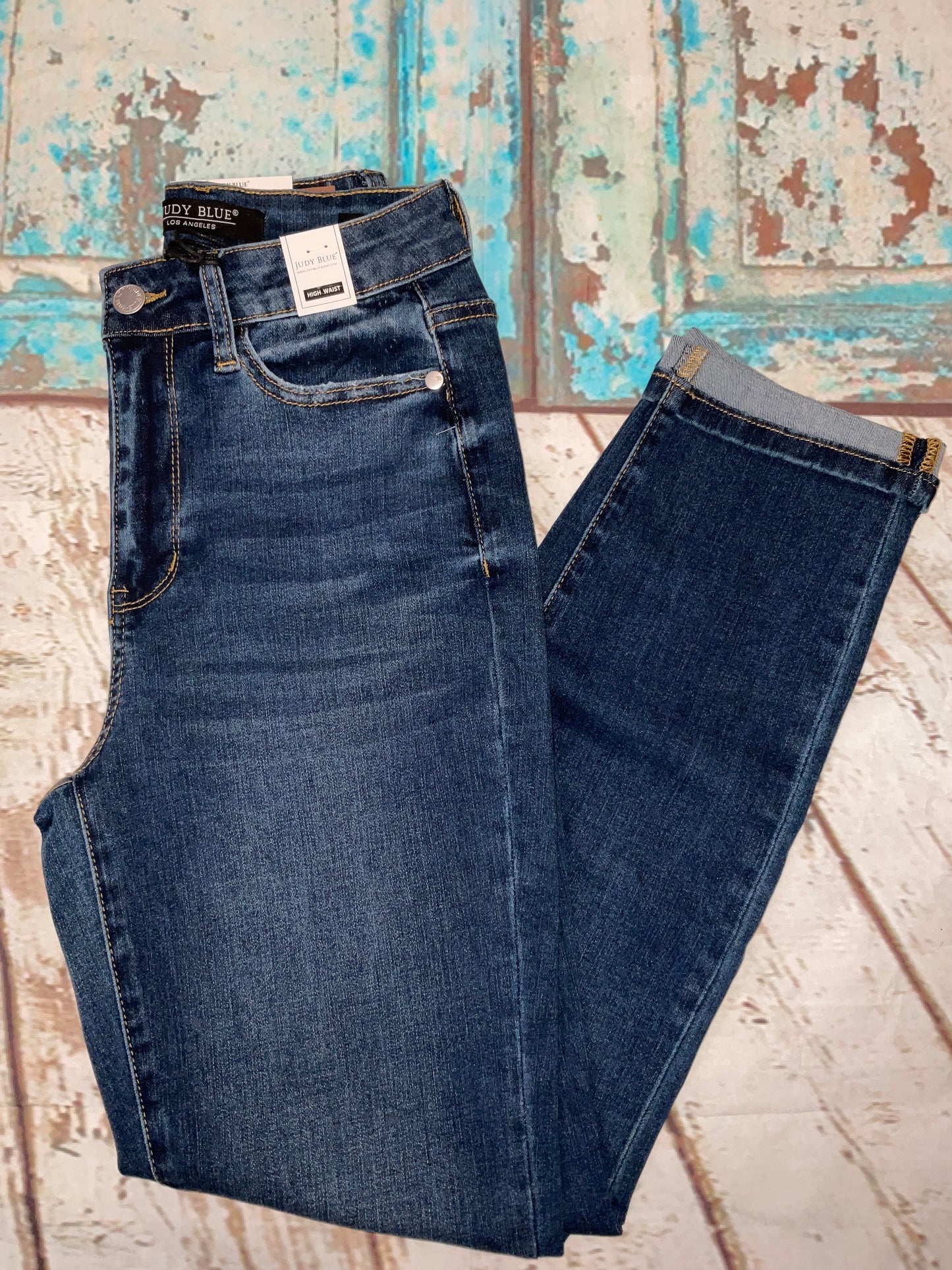 Judy Blue Boyfriend fit Dark Wash Plus size