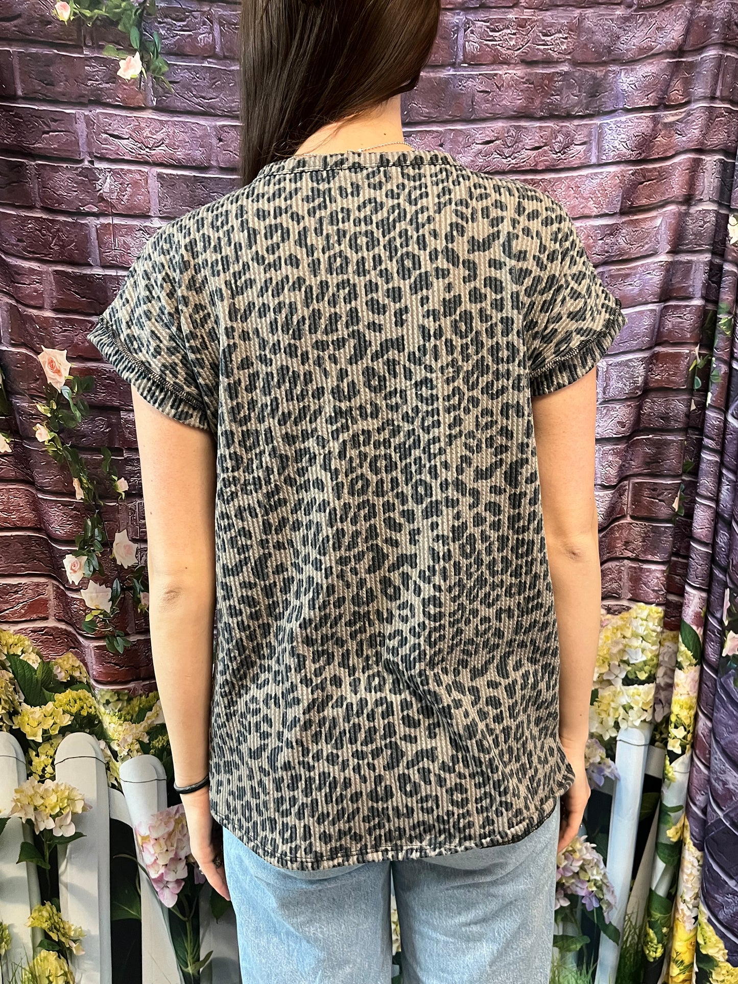 Jacqueline Leopard Top Plus Size