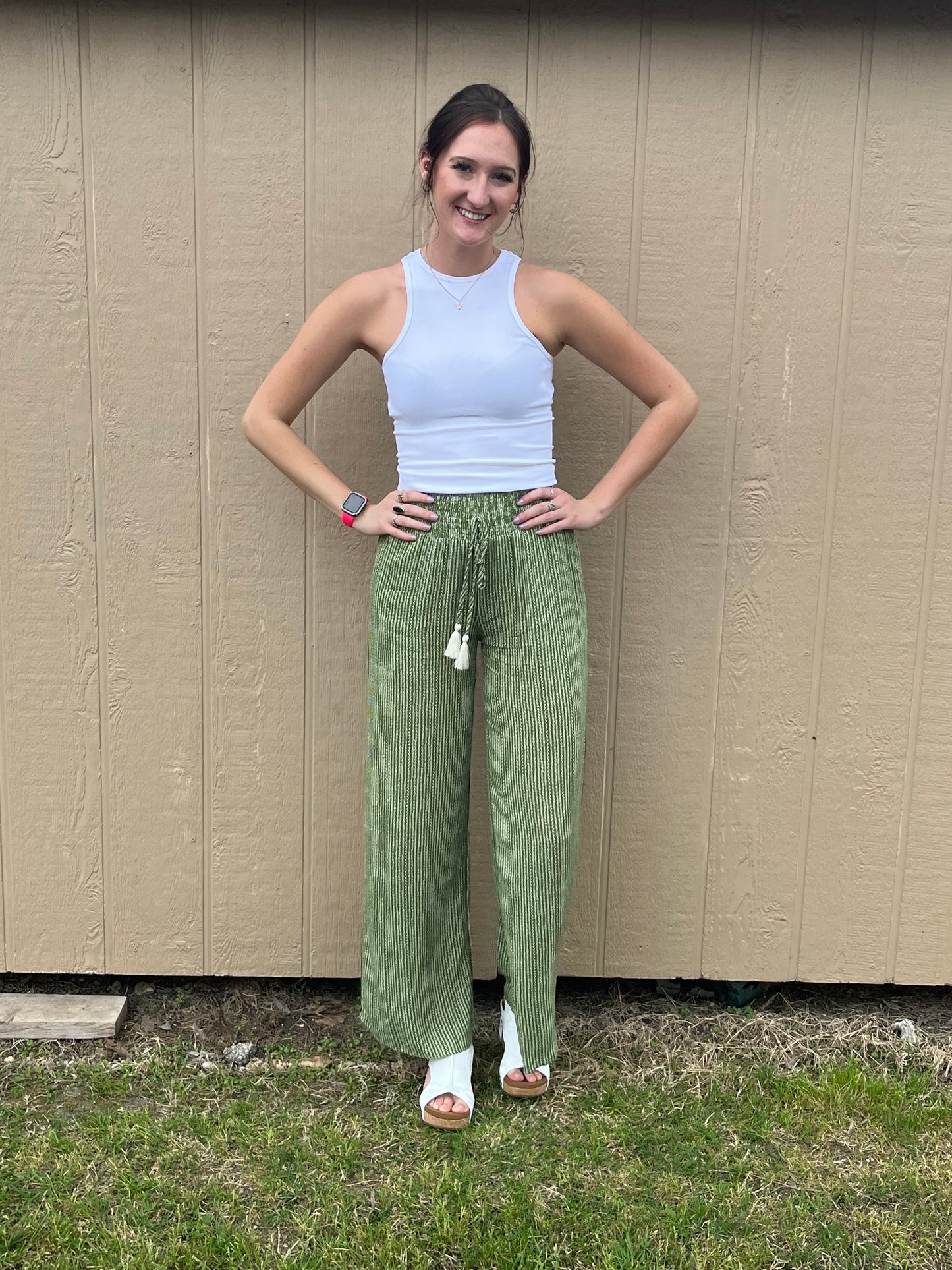 L Love Patterned Pants