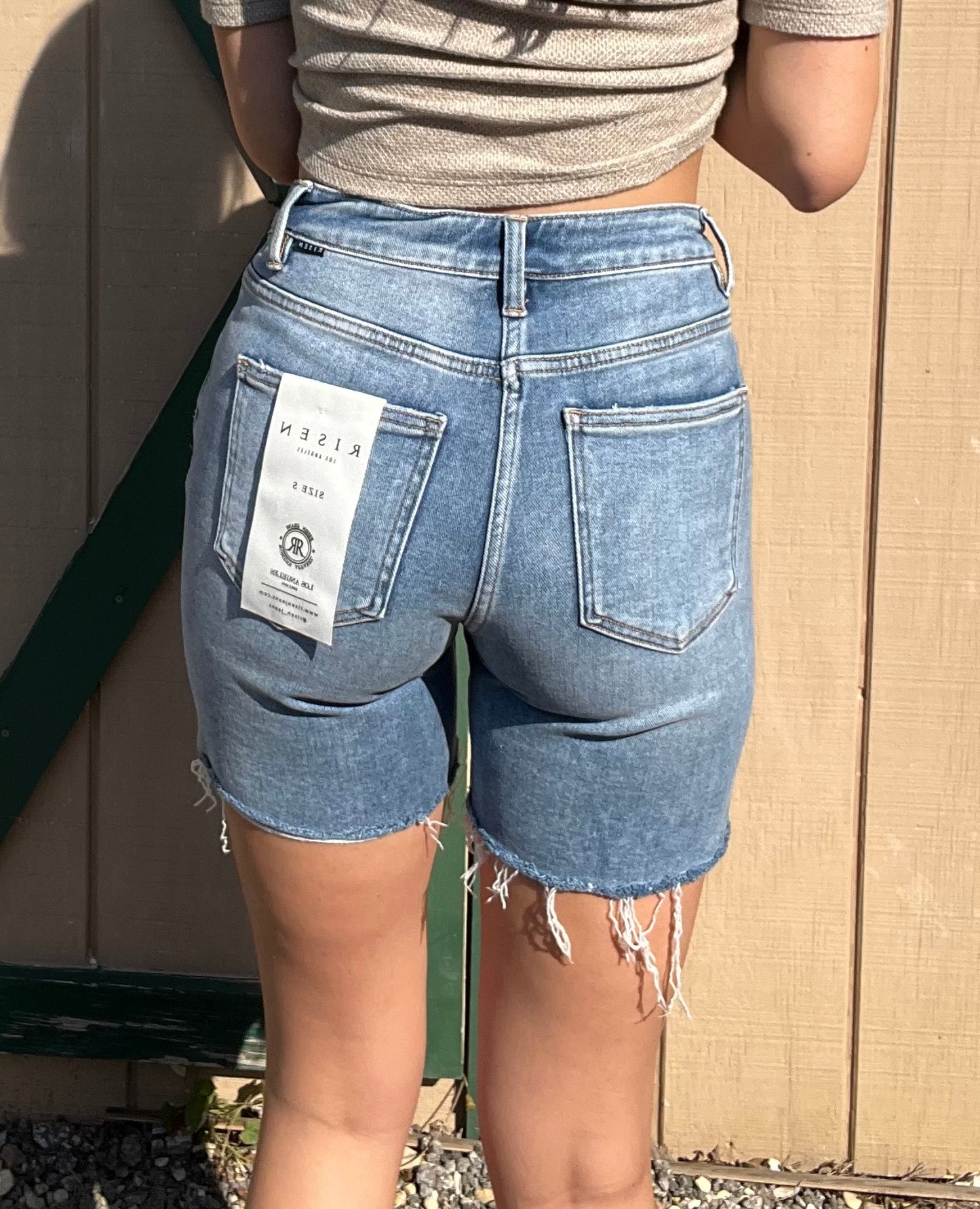 Risen Mid Thigh Shorts