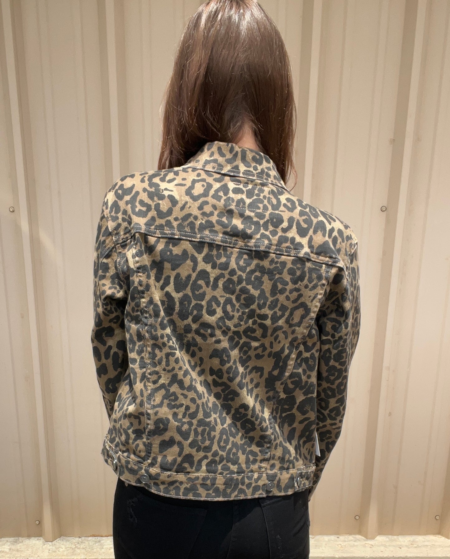 Judy Blue Boyfriend Leopard Jacket Plus size
