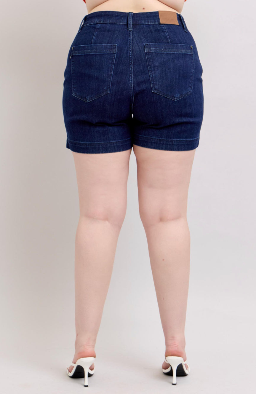 Judy Blue Trouser Shorts Plus Size