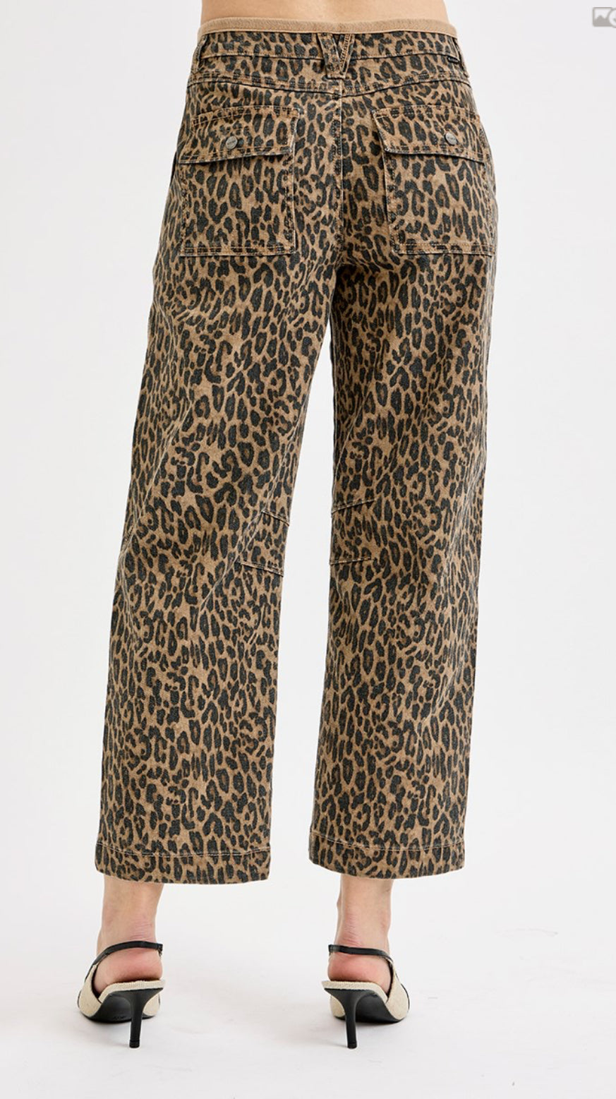 Risen Leopard Relaxed Jeans