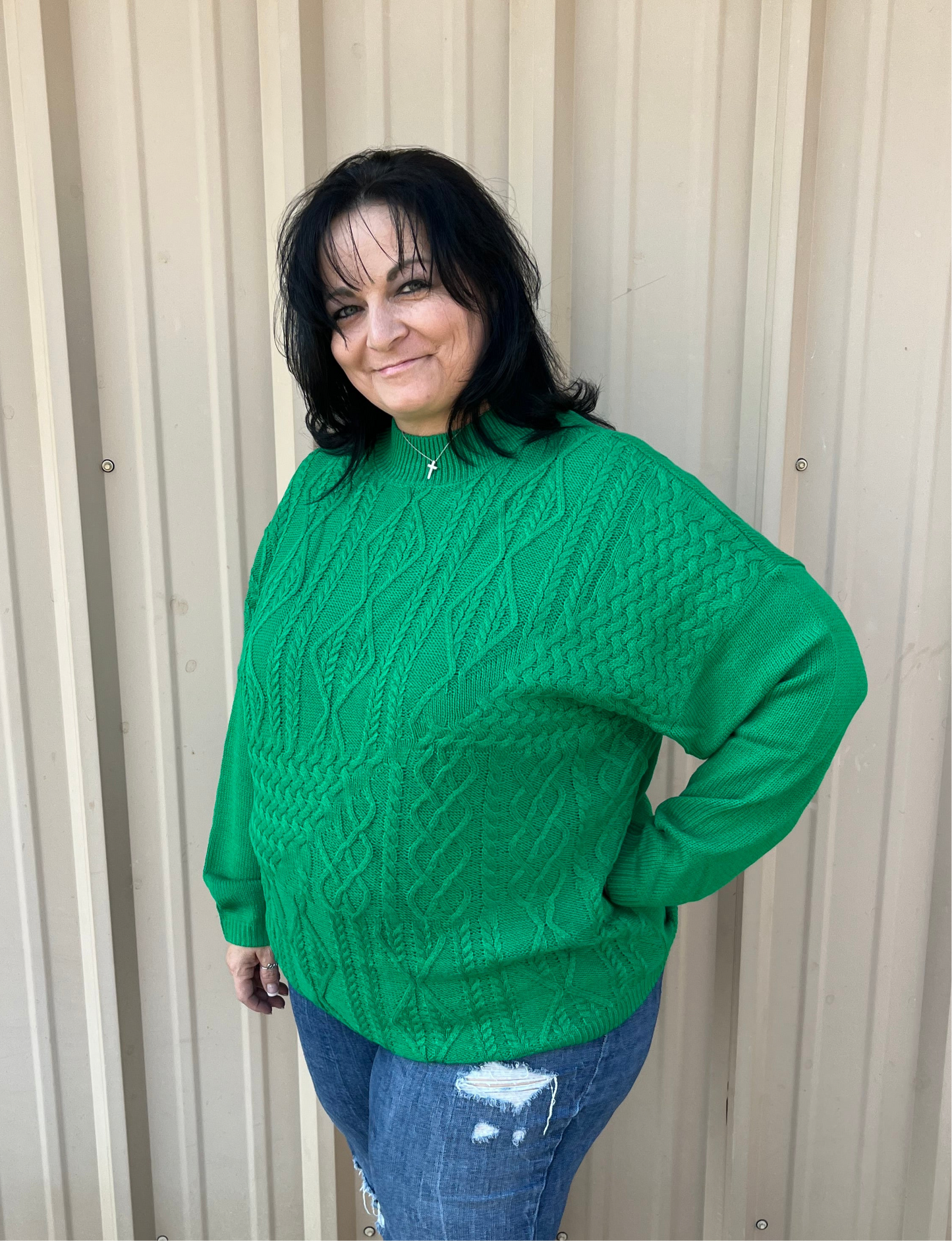 Dear Scarlett Knitted Sweater Plus Size