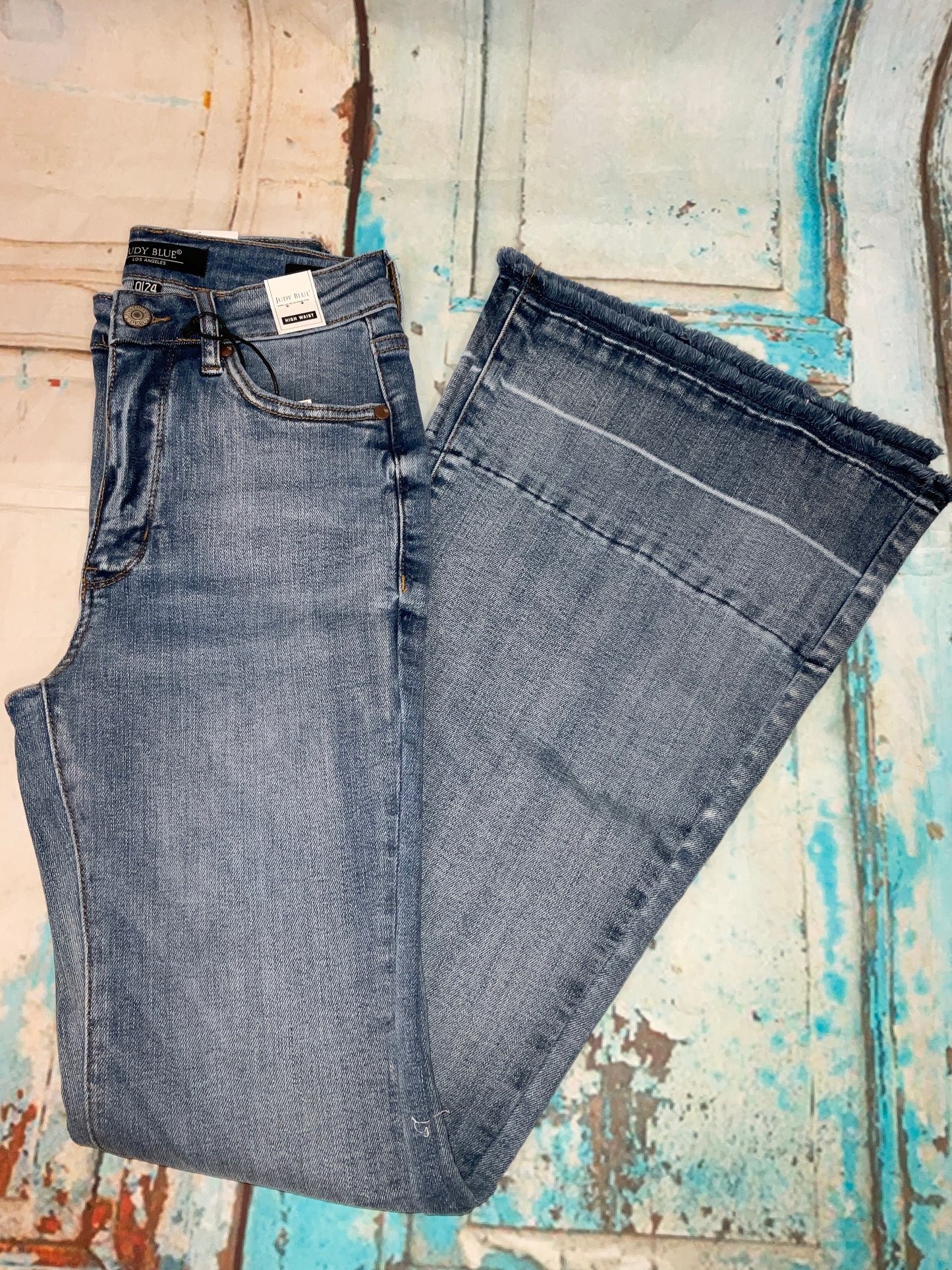 Judy Blue Tummy Control flare denim