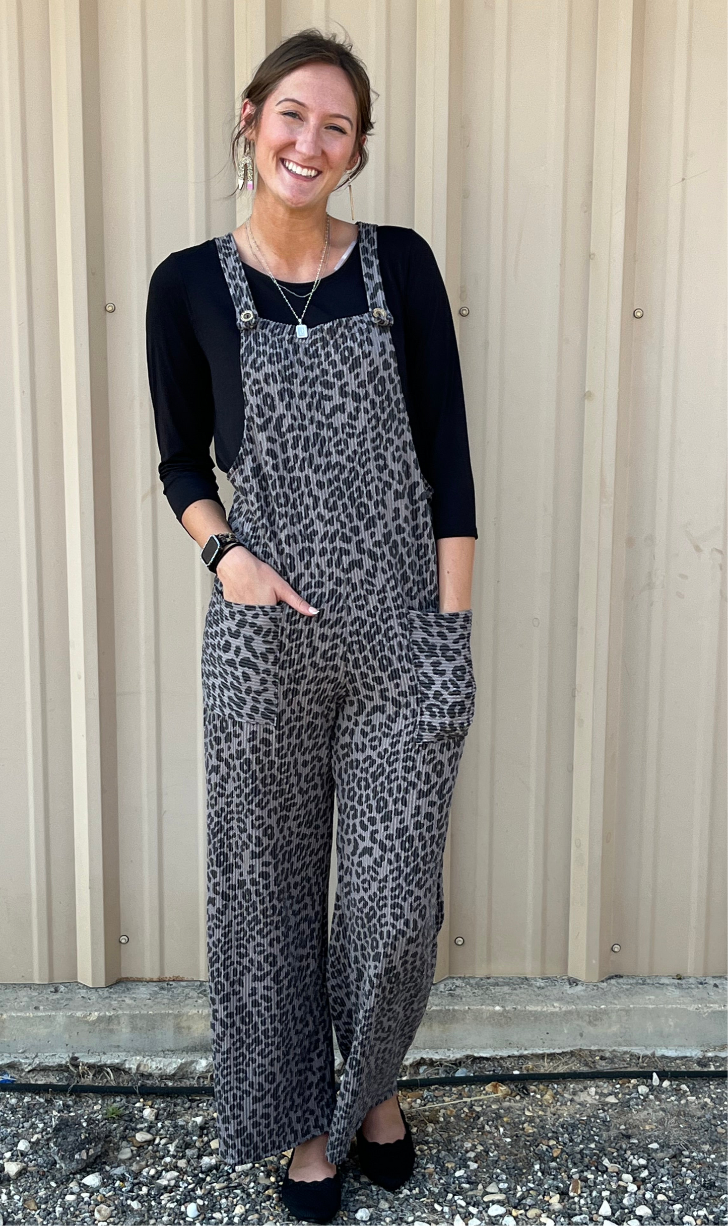Ribbed Jumpsuit Plus Size