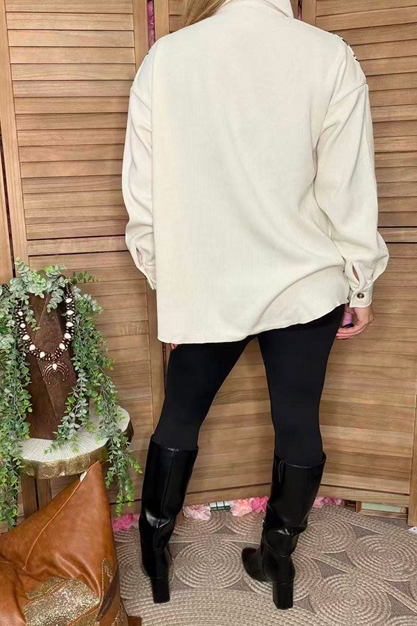 Houndstooth Shacket Plus Size