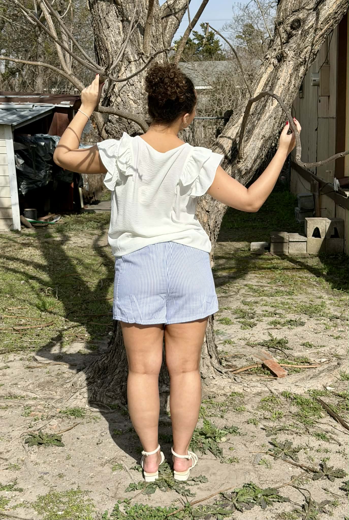 New Me Blue Stripe Boxer Short