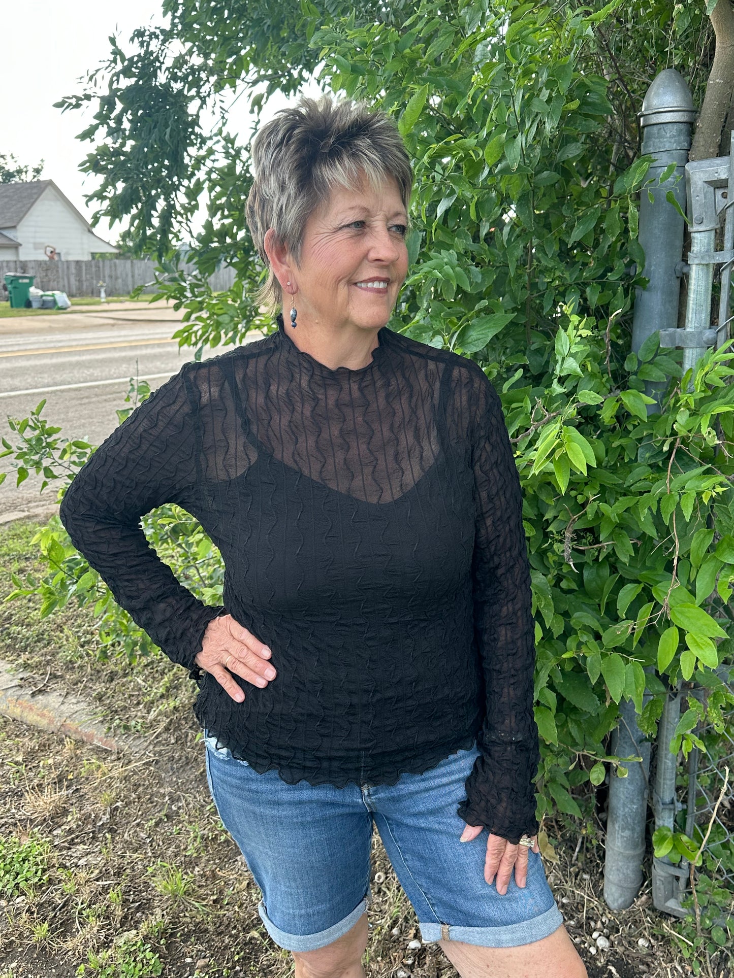 Umgee Mesh Long Sleeve