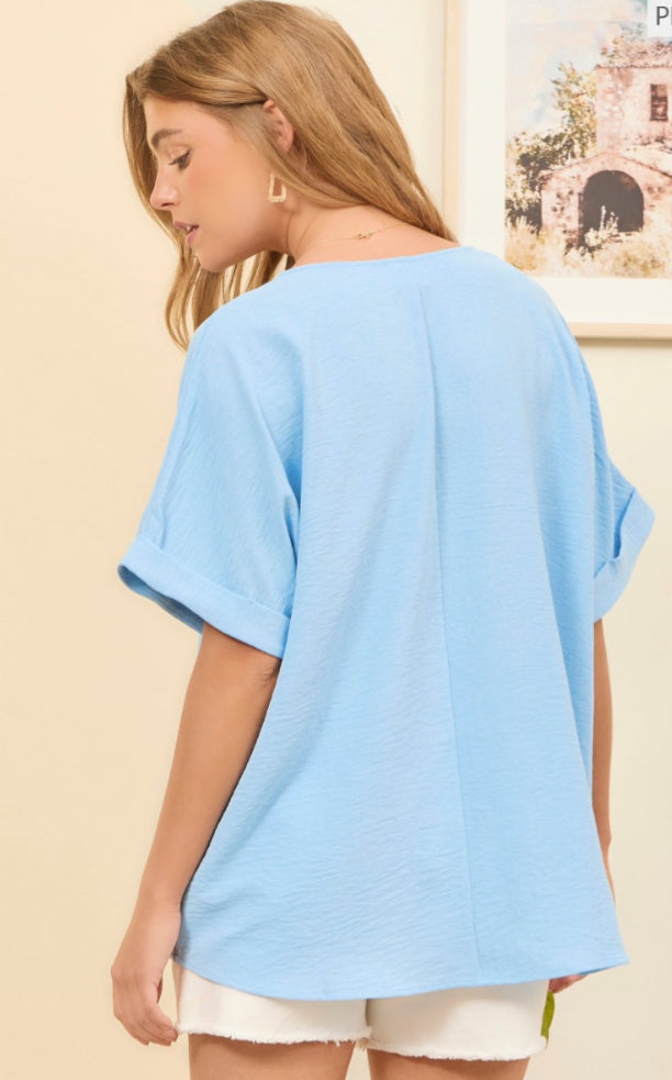 ANDREE by Unit Flowy Top Plus Size