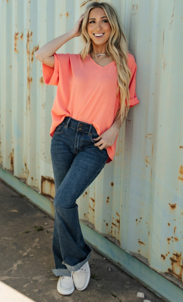 ANDREE by Unit Flowy Top Plus Size