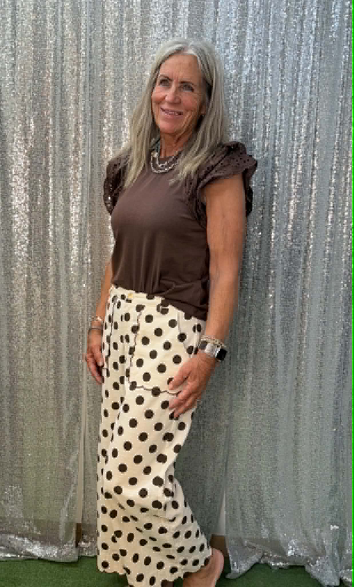 Vine & Love eyelet lace top