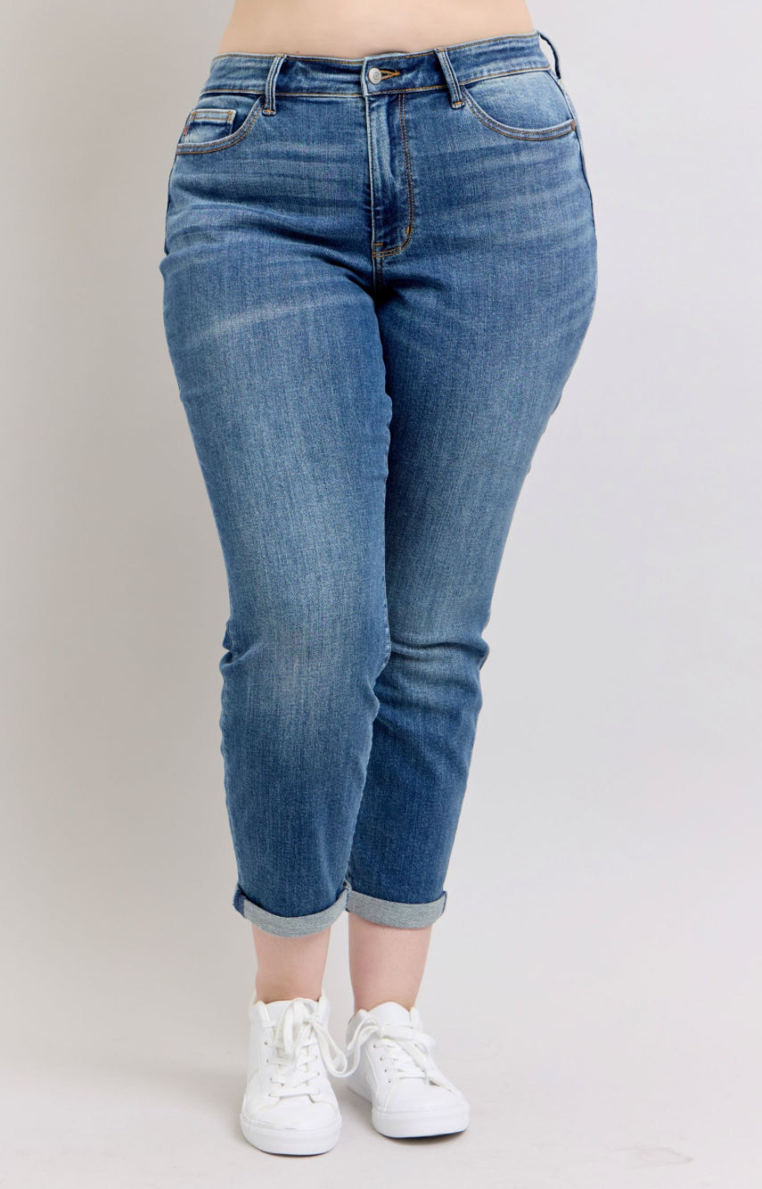 Judy Blue Boyfriend Jeans Plus Size