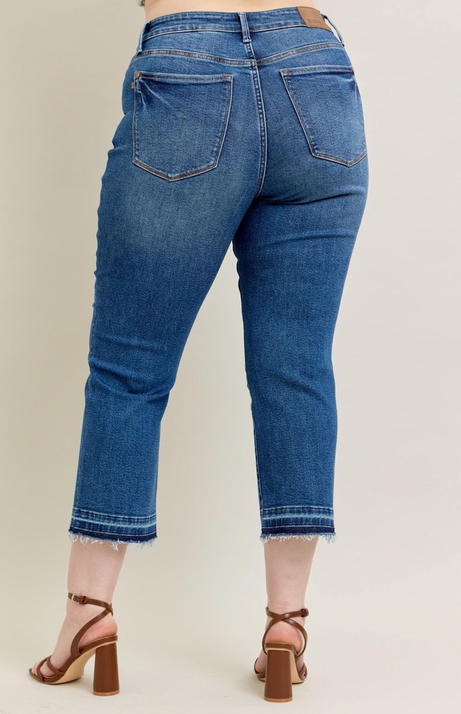 Judy Blue Straight Leg Crops Plus Size