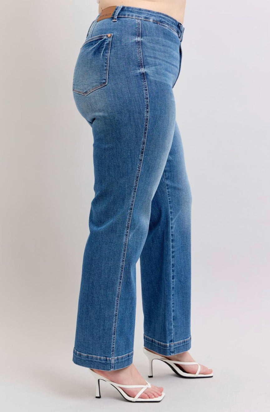 Judy Blue Straight Trousers Plus Size