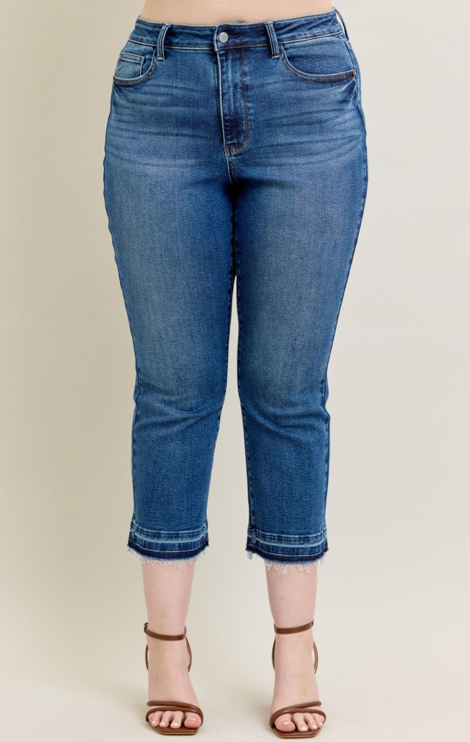 Judy Blue Straight Leg Crops Plus Size