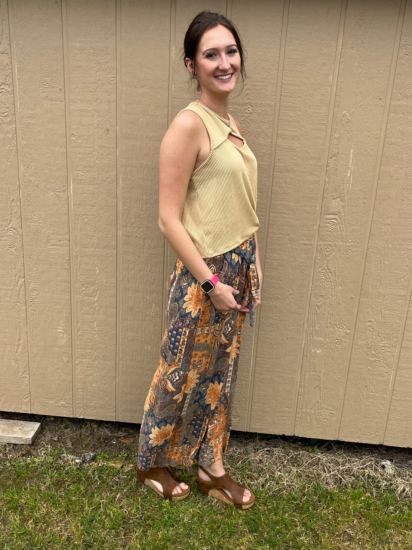 Vintage Patterned Pants