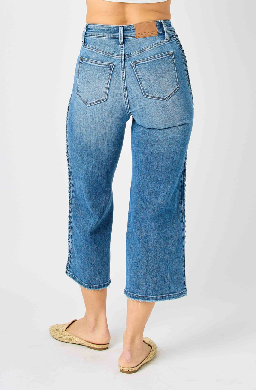 **Judy Blue Wide Leg Crop Plus size