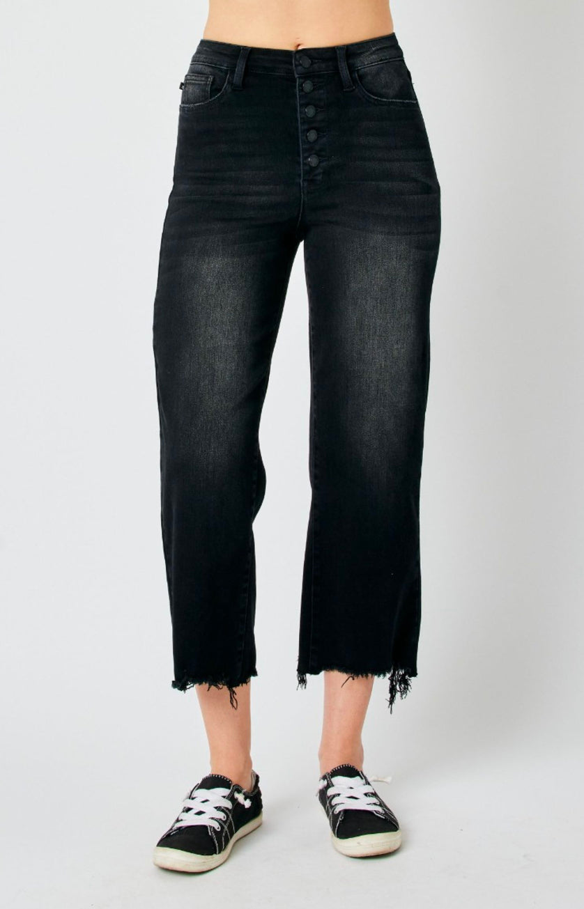 Judy Blue Wide Leg Crop Plus Size