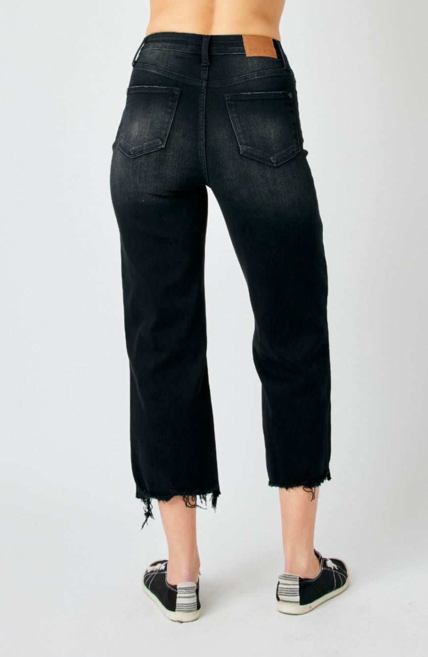 Judy Blue Wide Leg Crop Plus Size