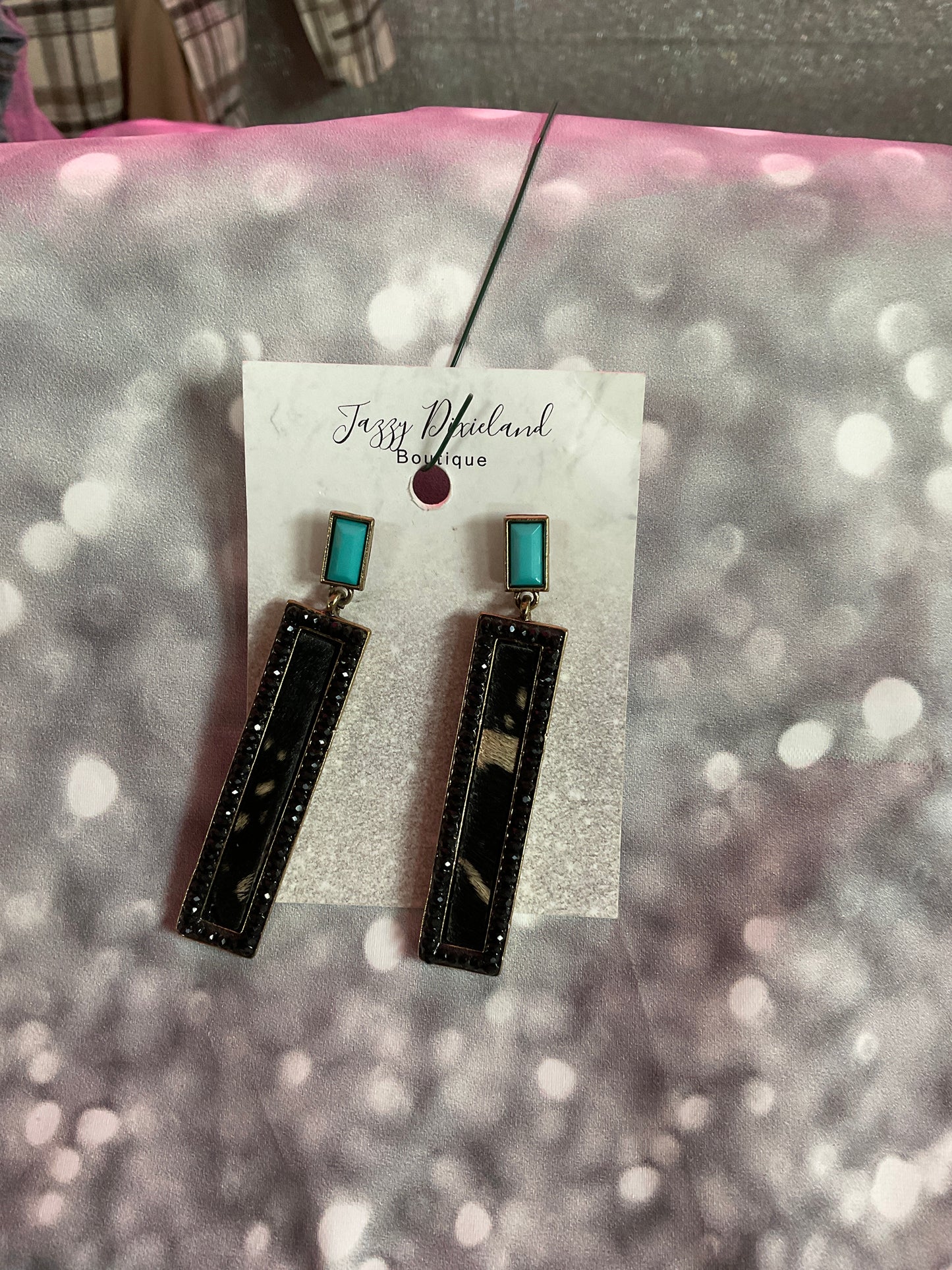 *Animal print earrings