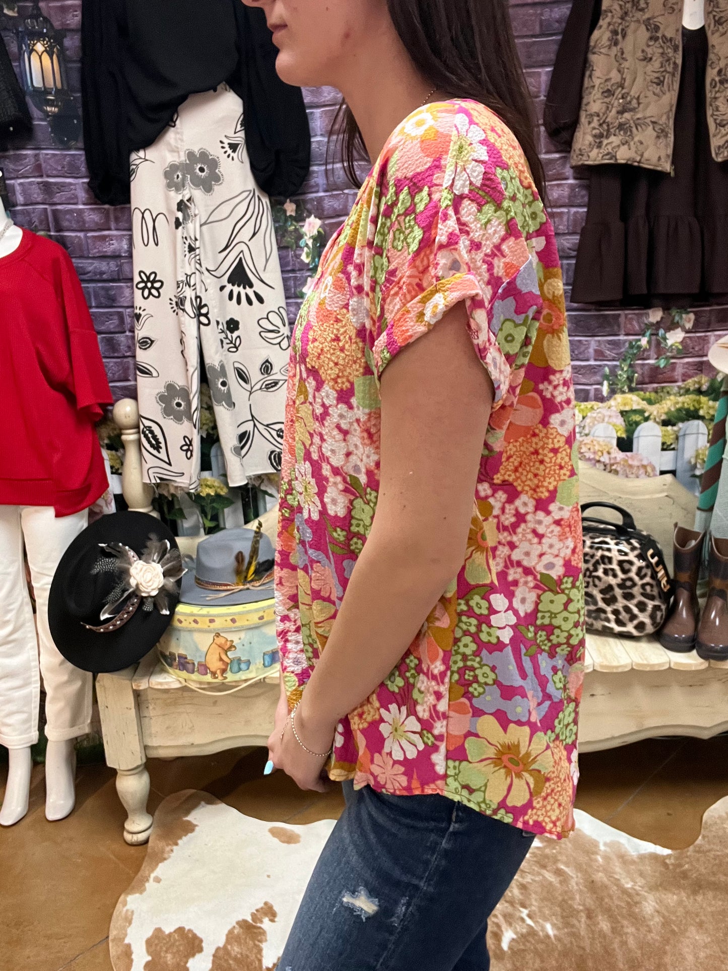 Plus Size Heimish Floral Top