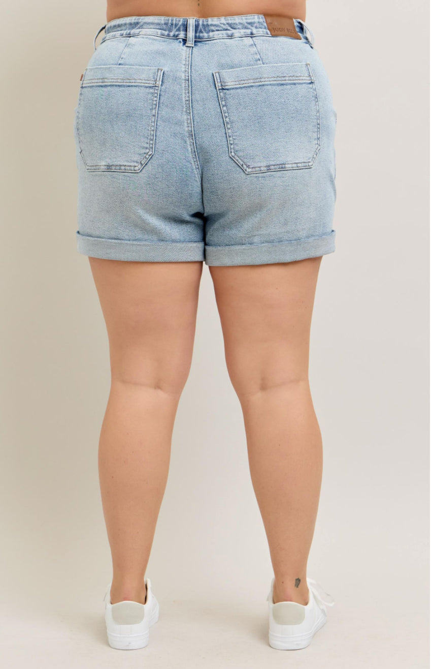 Judy Blue Jogger Shorts Plus Size