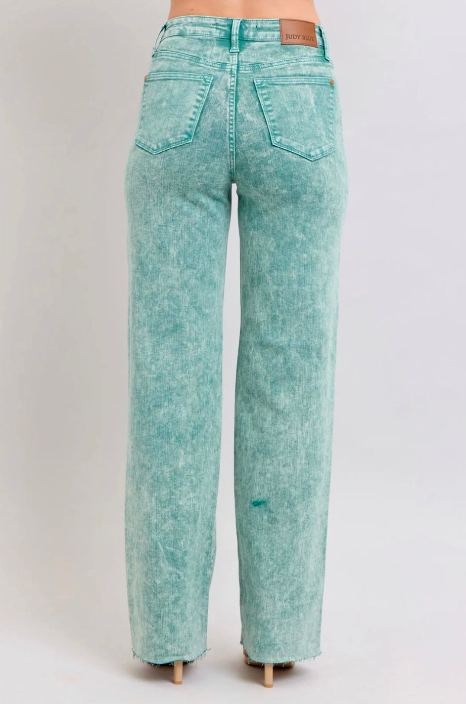 **Judy Blue Sea Green Dad jeans