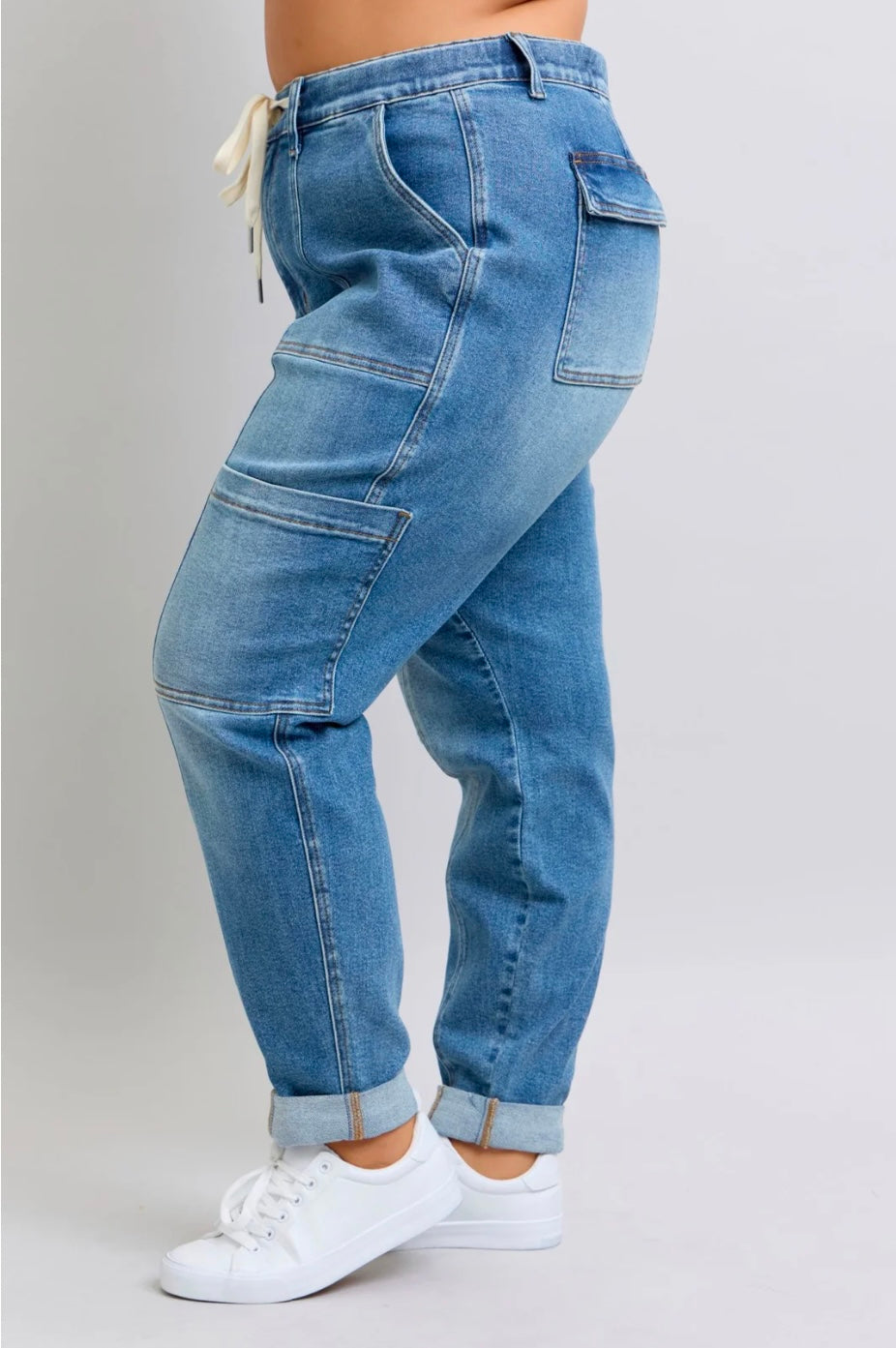 **Judy Blue denim Joggers - Plus Size