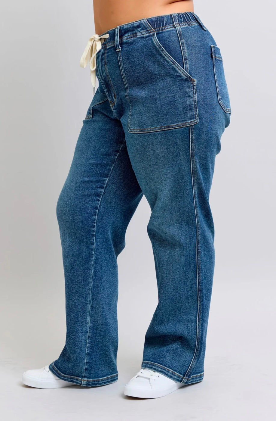 **Judy Blue Drawstring Wide Leg - Plus size