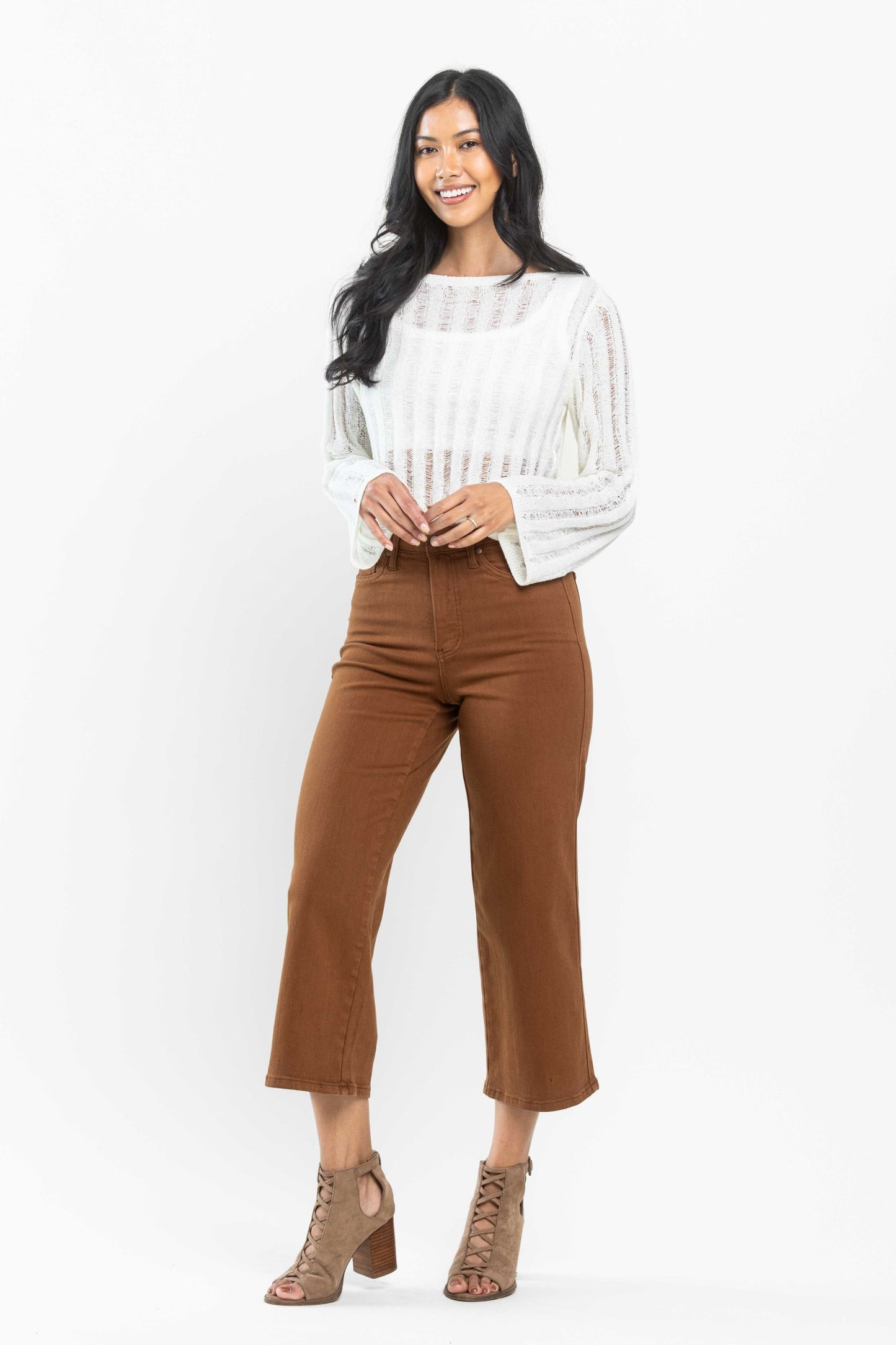**Judy Blue Garment dyed Crop pants Plus Size