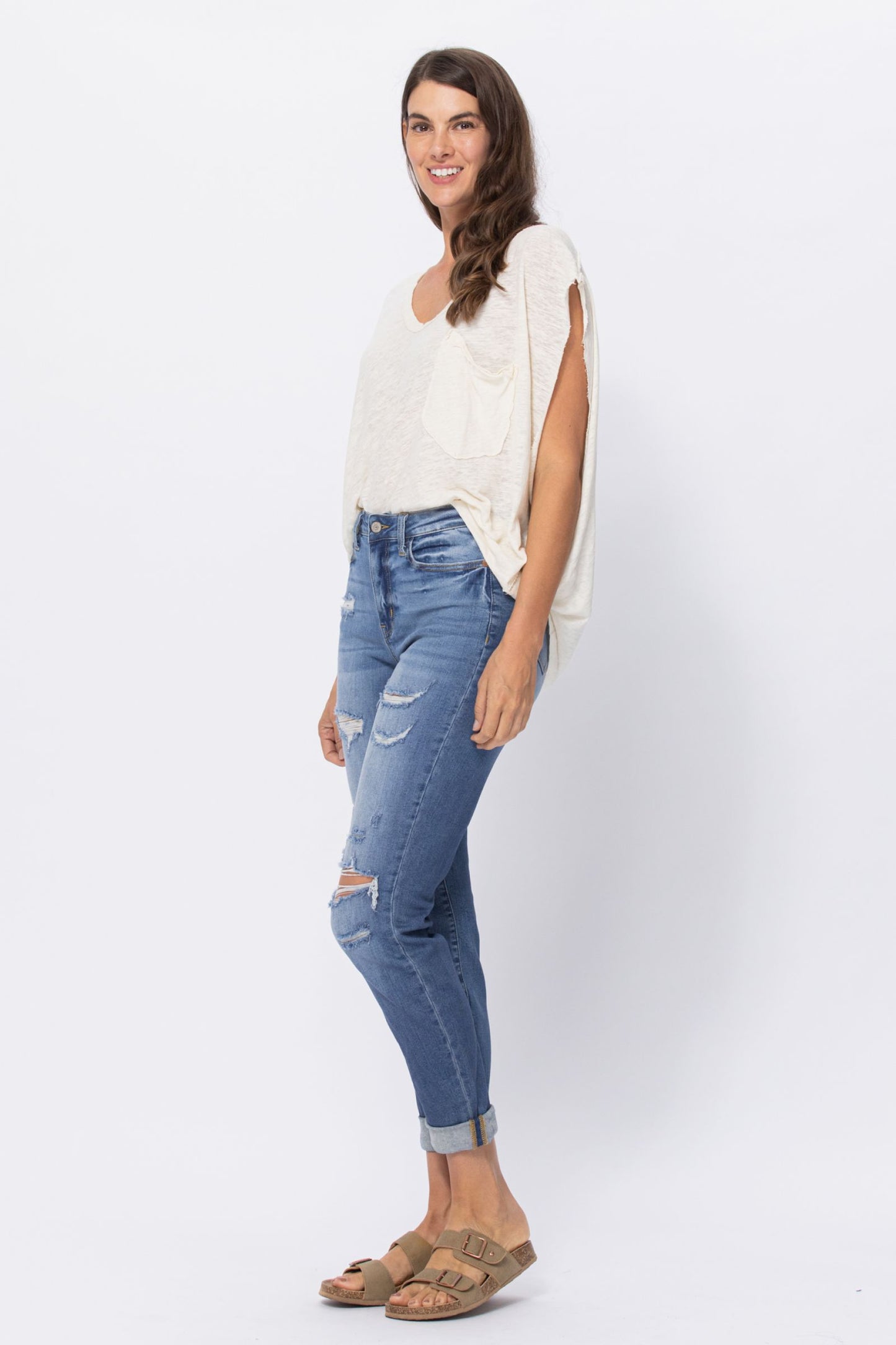 **Judy Blue plus size Boyfriend fit