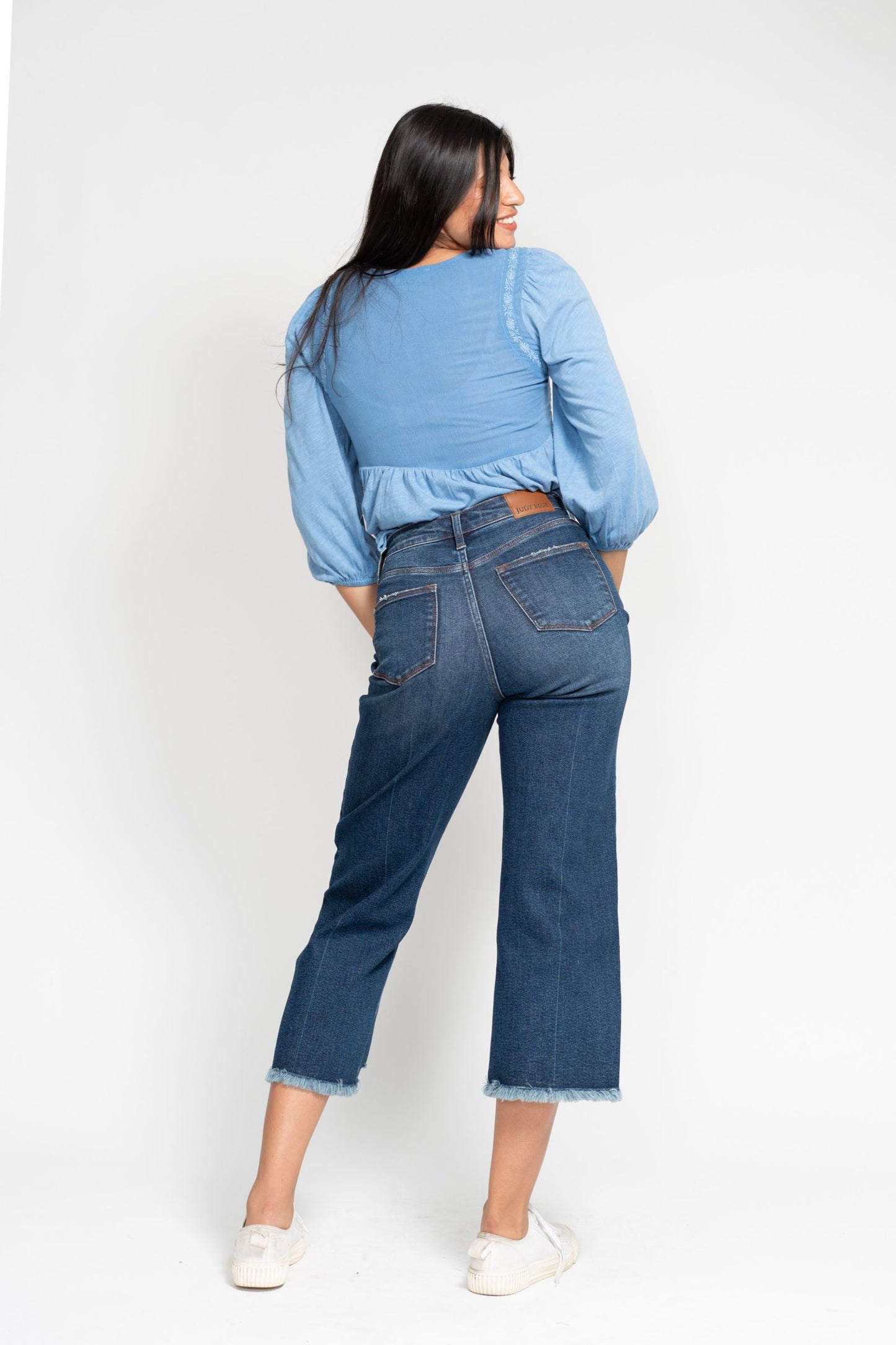 Judy Blue Wide Leg Crop Plus Size