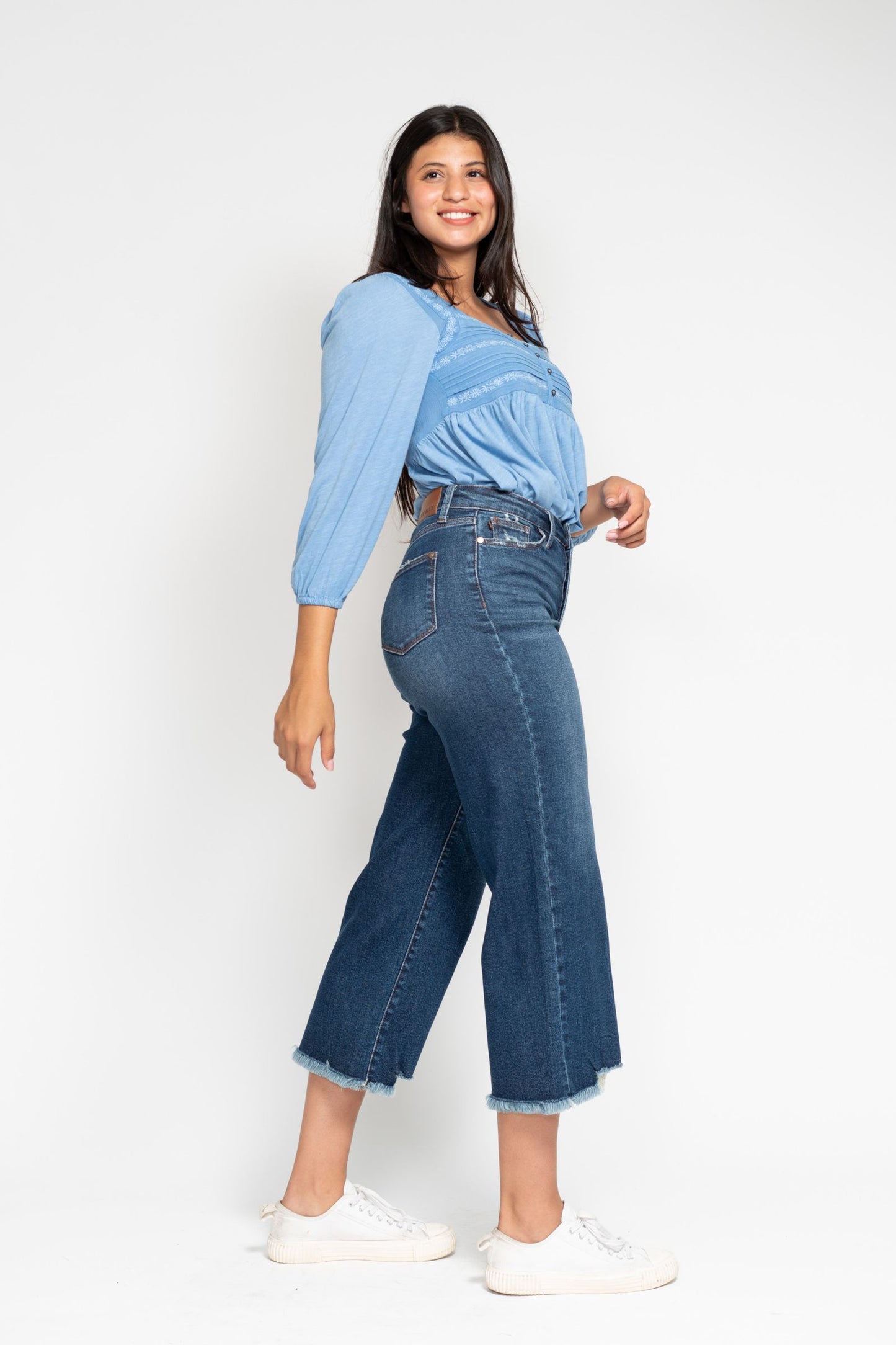 Judy Blue Wide Leg Crop Plus Size