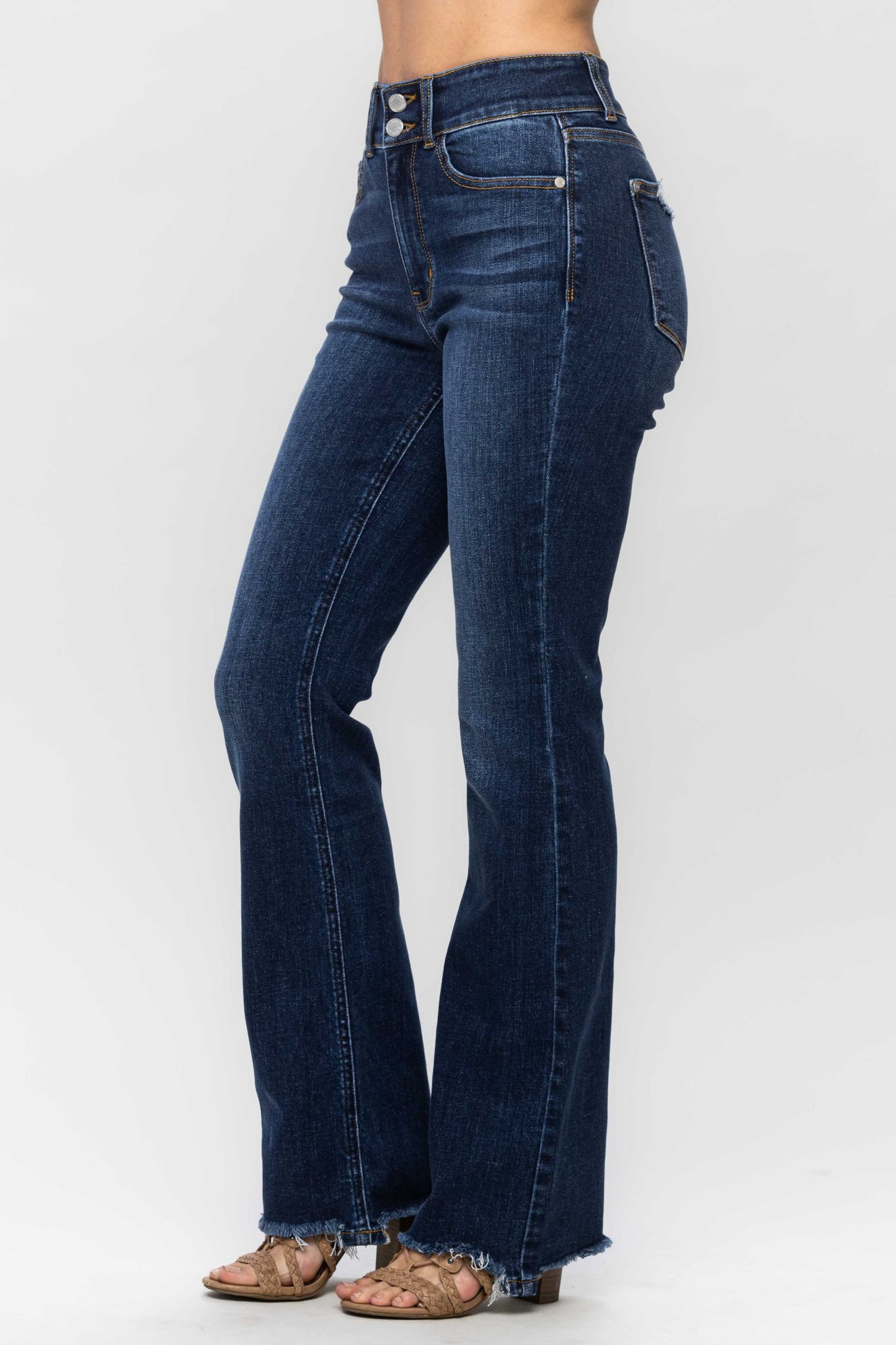 **Judy Blue Double Button Bootcut Plus size