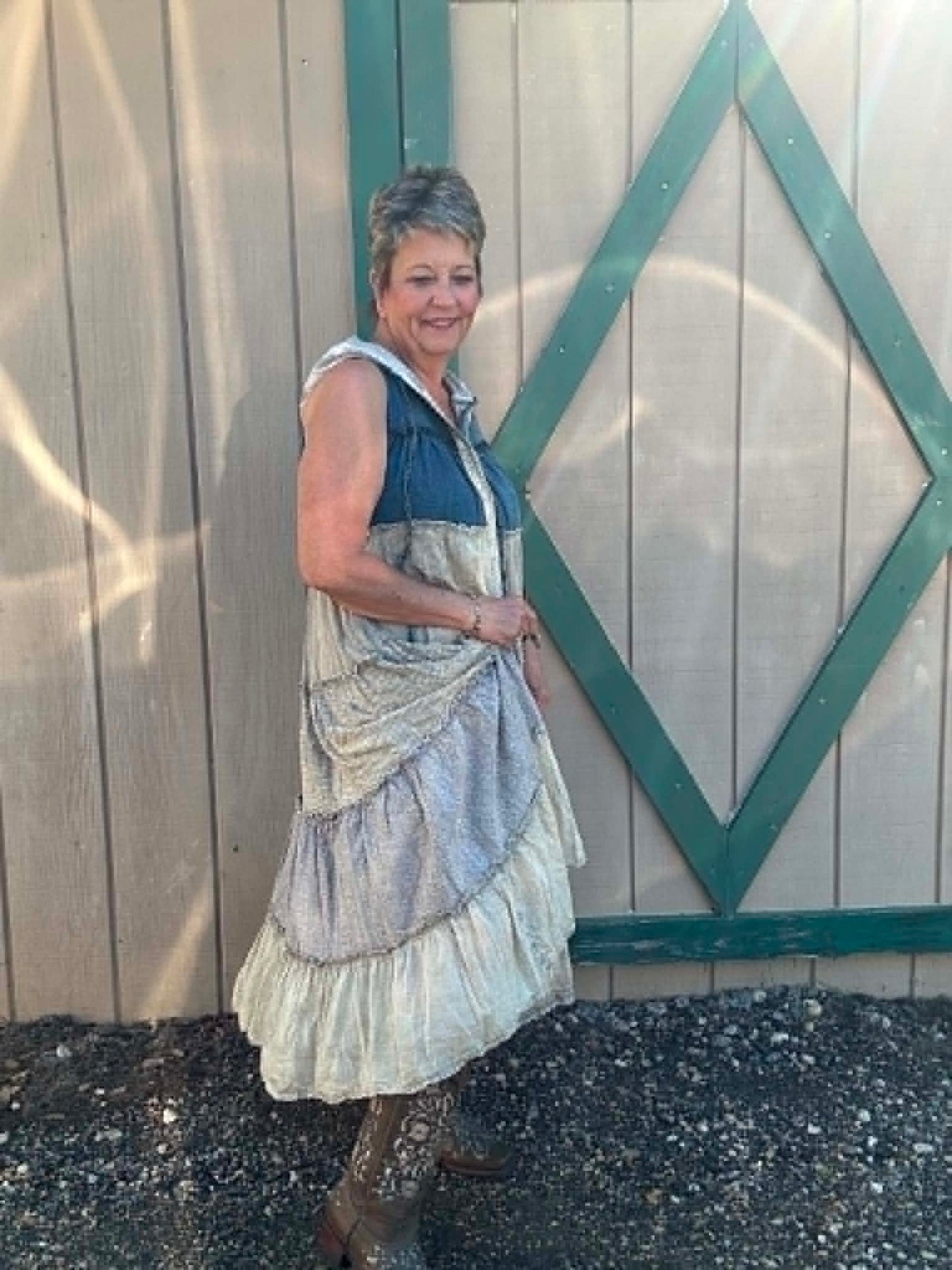 Young Threads Boho Midi Dress
