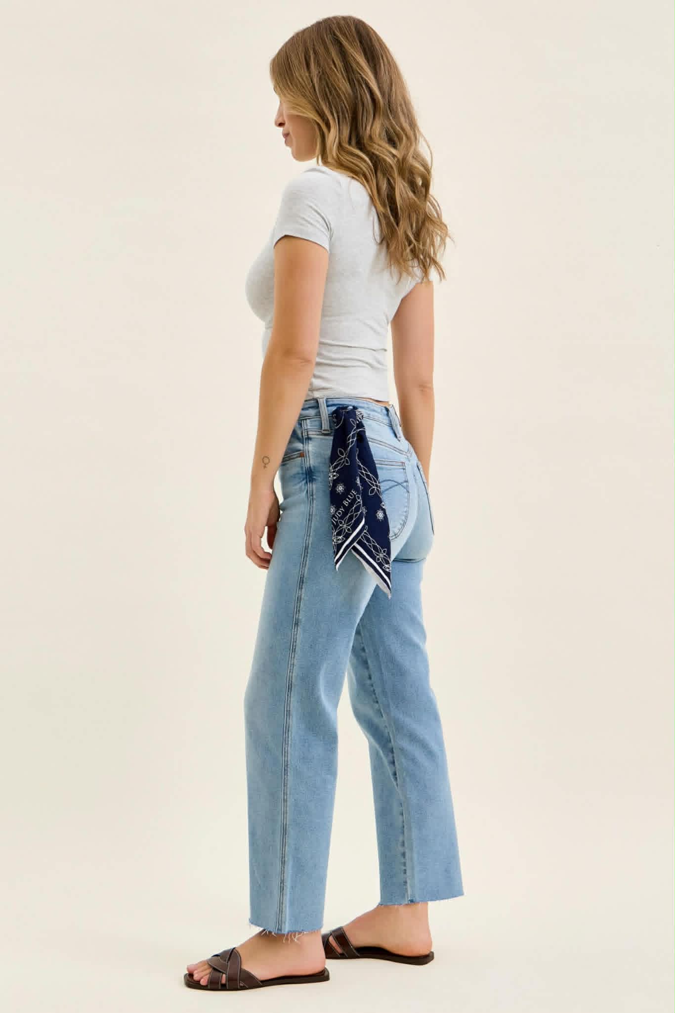 JUDY BLUE BANDANA JEANS